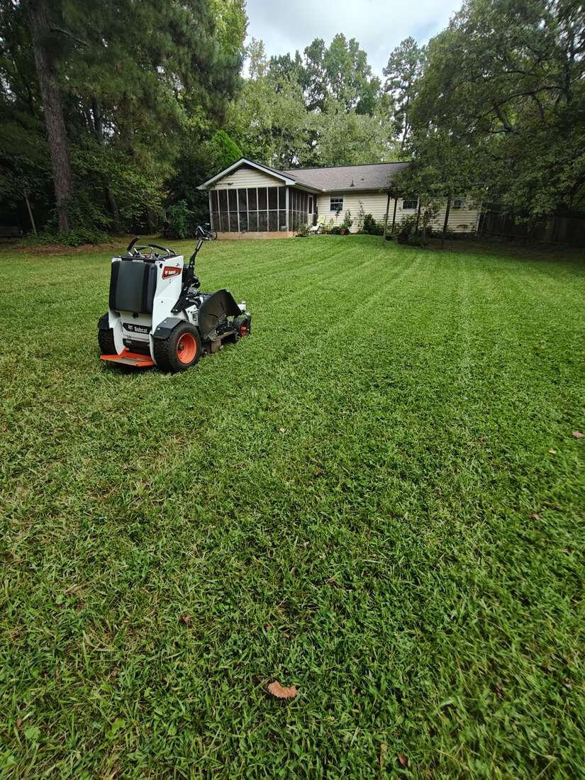 Residential Lawn Mowing & Edging – Athens, GA Freshly mowed and edged residential lawn in Athens, GA by Heavenly Cuts Lawn Care